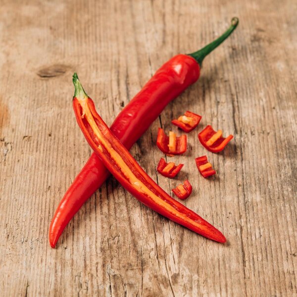 Chile pimienta de cayena (Capsicum annuum var. acuminatum) semillas