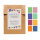 Paper Gift Bags - Joyful Colours - 40 Colourful Jewelry Bags/ Flat Bags with 8 Different Artworks  <ai>